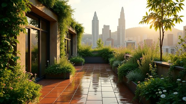 Comment gagner de l'espace grâce aux toitures vertes en pleine ville